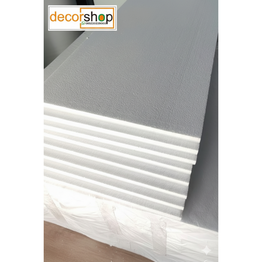 DECORSHOP - STYROFOAM LEMBARAN Gabus Lembaran Tebal | Bahan Backdrop, Dekorasi, & Packing Aman / Sty