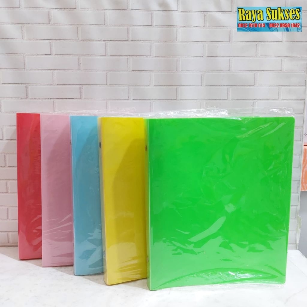 Binder Jenia A5 Pastel / Binder Warna Pastel a5/  Binder Plastik a6 Jenia