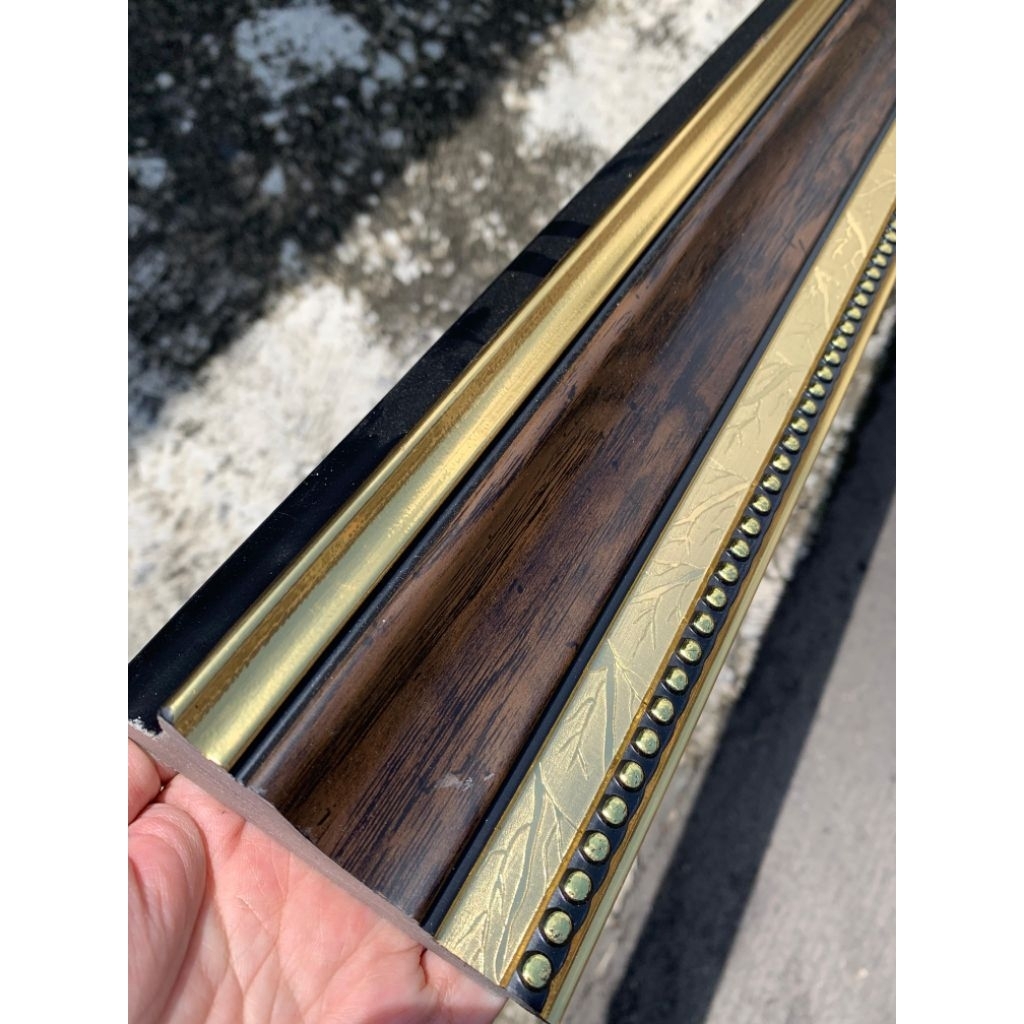 Batangan PIGURA type S 115 PANJANG 1 METER//BATANGAN ECER//LIS PLAVON// LIS PVC //LIS PROFIL