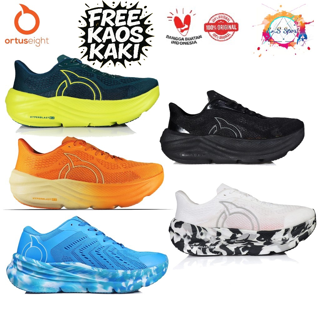 Sepatu Running Ortuseight Hyperblast 2.1 Original Hyperblast Encore Sepatu Lari Ortuseight Hyperblas