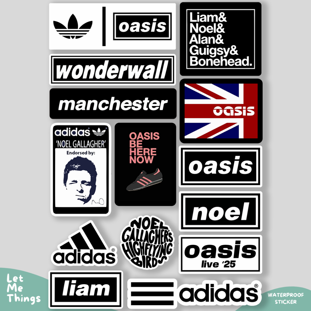 Sticker pack Aesthetic Adidas x Oasis || Stiker Adidas Oasis