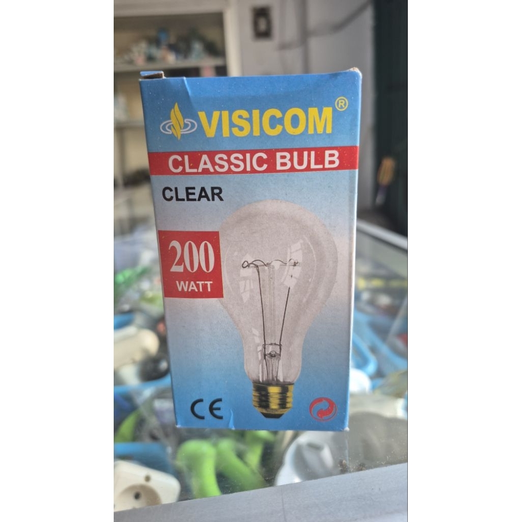 lampu pijar visicom 200 watt cocok untuk pemanas
