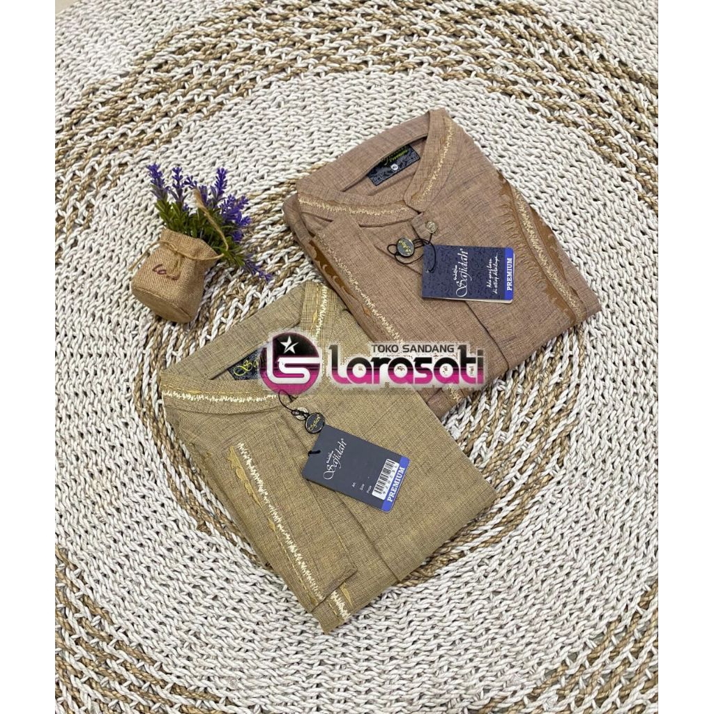 baju Koko merk SAJIDAH WARNA JUMBO lengan panjang terbaru