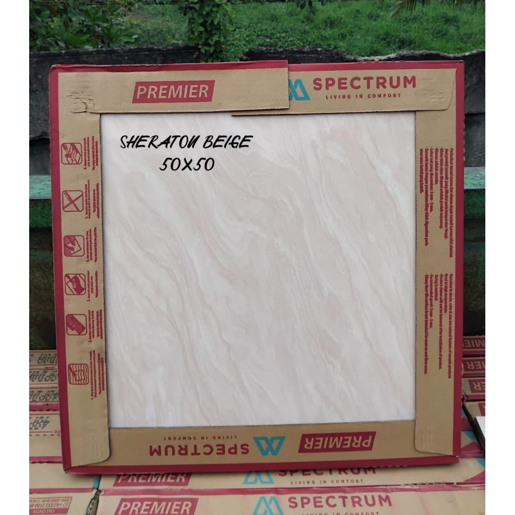 Keramik mulia spectrum 50x50 Sheraton beige Glossy