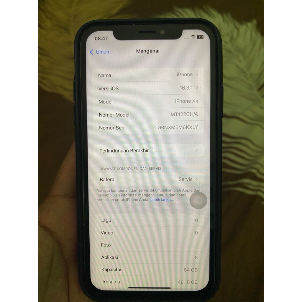 IPHONE XR 64gb hitam