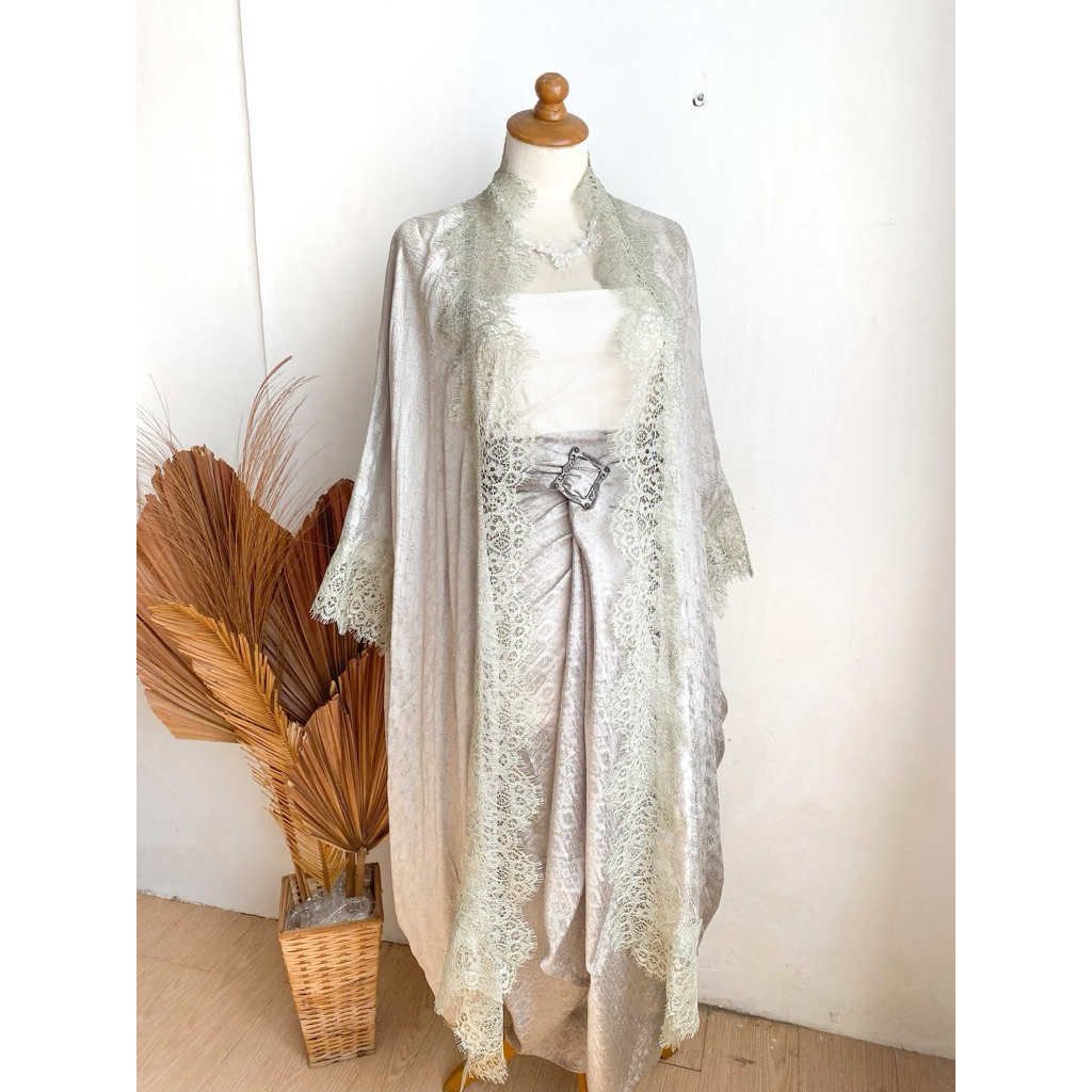 SHARNA — Plain outer lace set (Viscose)
