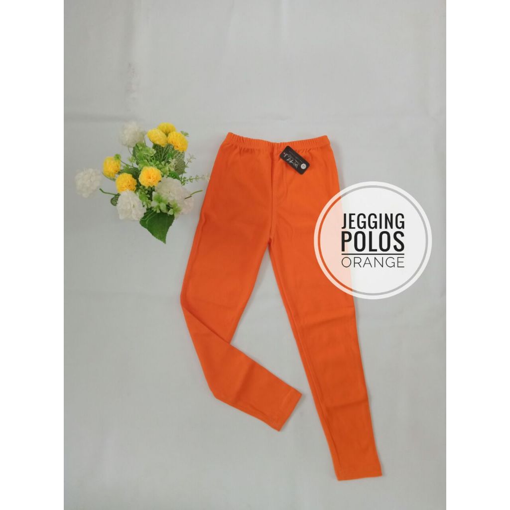 Amacol Celana Jegging Polos Anak by Amacol (Oranye)