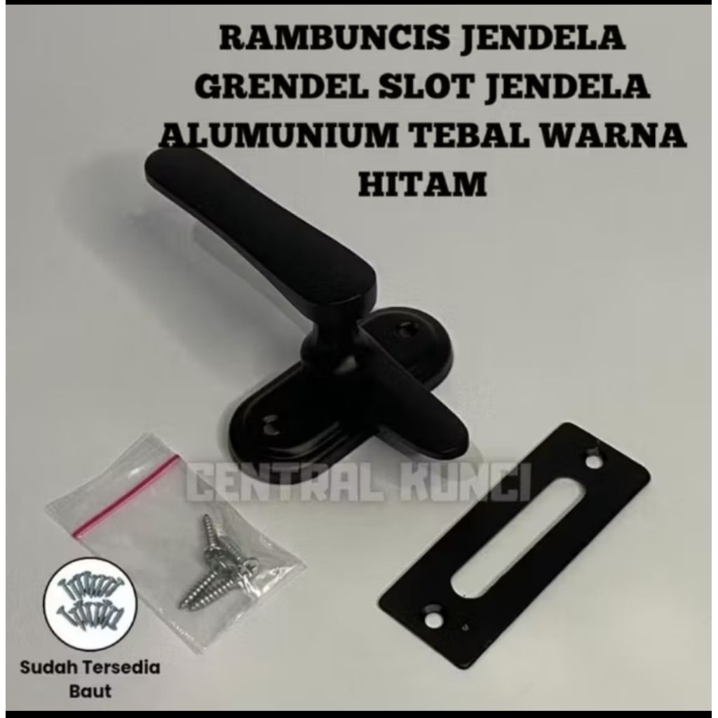 RAMBUNCIS VANOLET PENGUNCI JENDELA SLOT JENDELA ALUMINIUM TEBAL