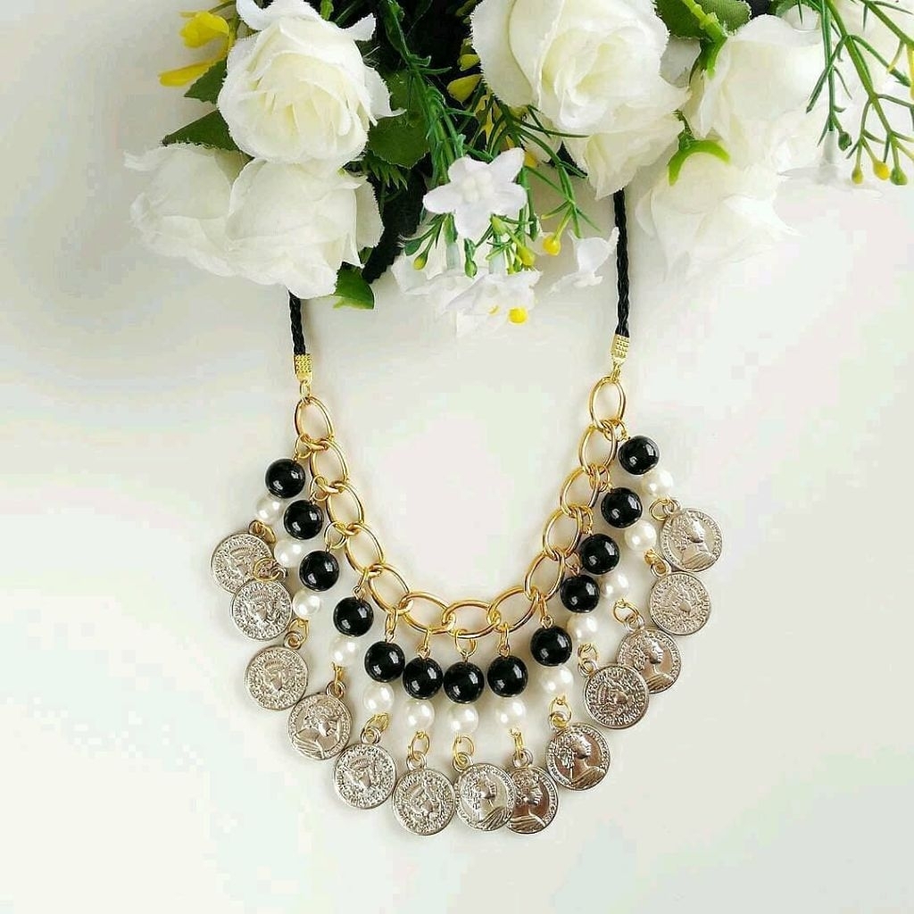 kalung wanita simple mutiara kalung aksesoris fashion