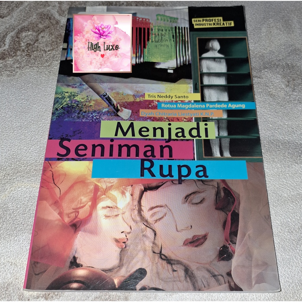 Buku MENJADI SENIMAN RUPA BAHASA INDONESIA Original Authentic ART SENI KESENIAN LEARN BELAJAR HOW TO