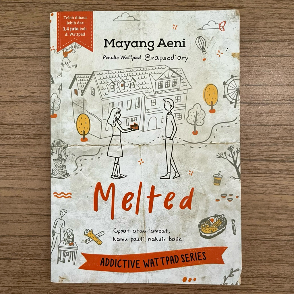 Preloved Novel Melted - Mayang Aeni
