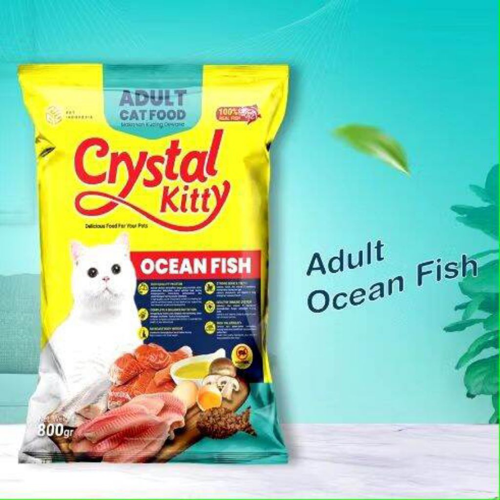 Crystal kitty dry food 800gr