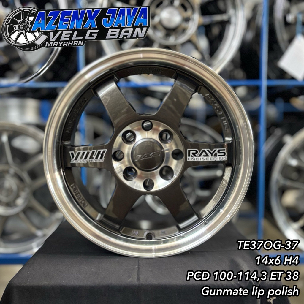 velg mobil TE37 R14