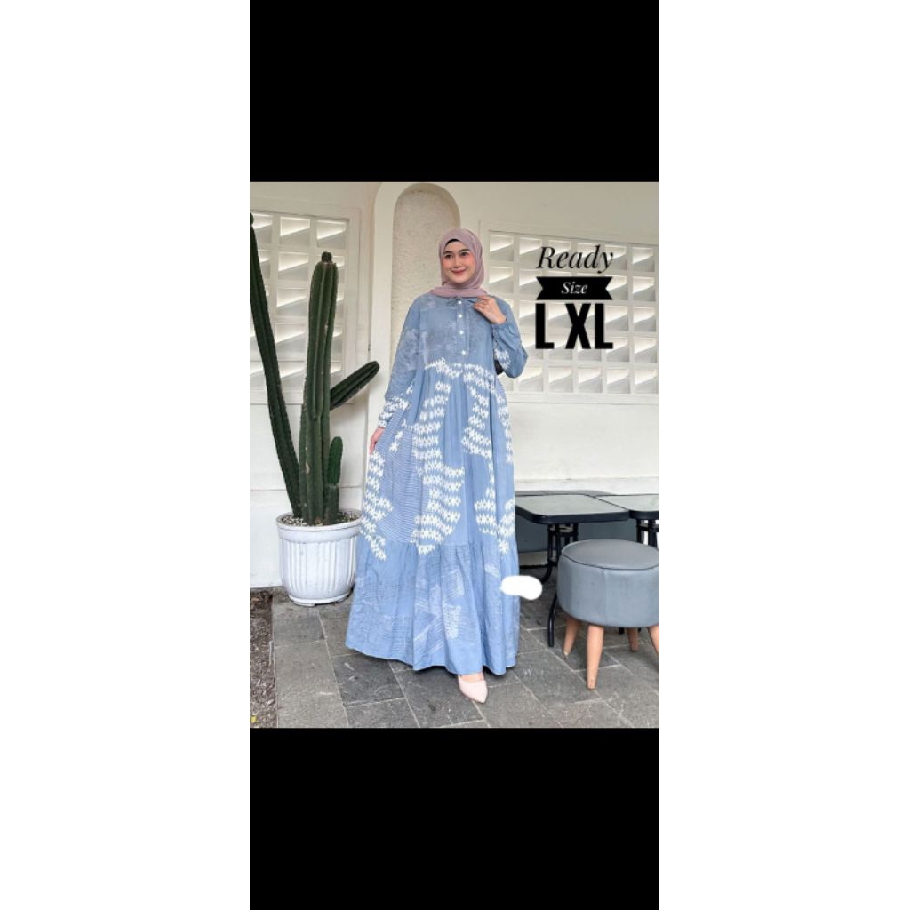 Gamis rayon candi mekar