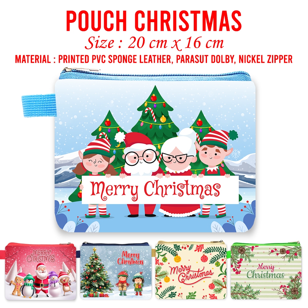 Pouch Natal Souvenir Kristiani Christmas Hadiah Natal Gereja Sekolah Minggu