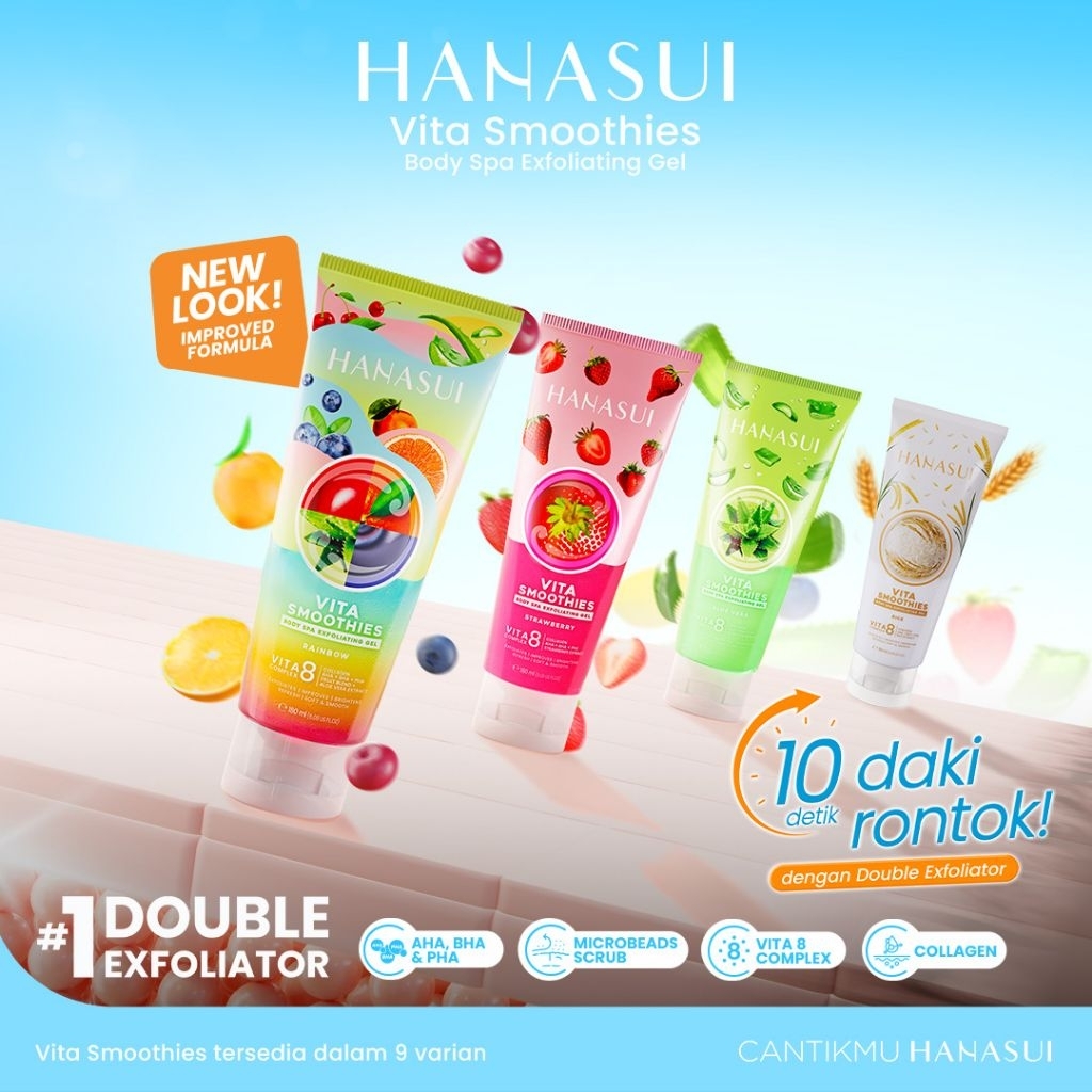 Hanasui Vita Smoothies Body
Spa Exfoliating Gel