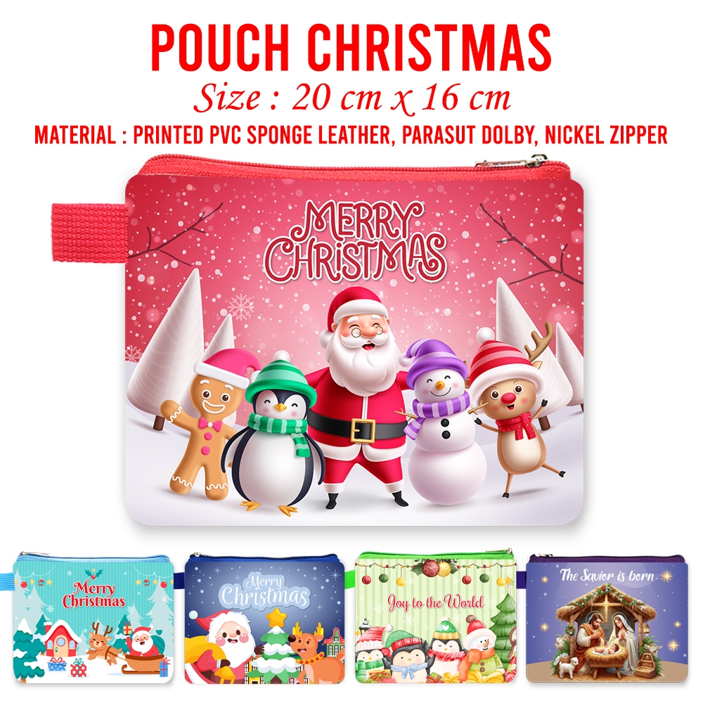 Pouch Natal Souvenir Kristiani Christmas Natal Gereja Sekolah Minggu