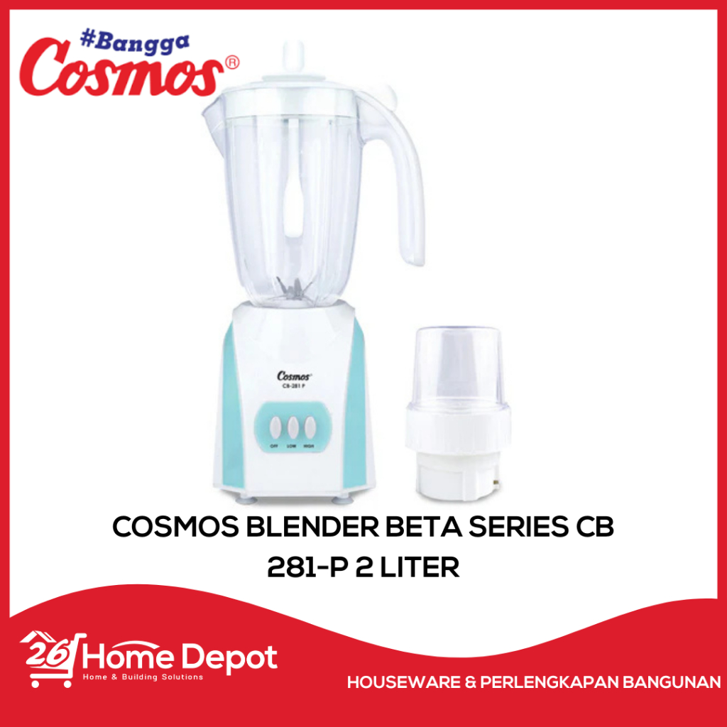 COSMOS Blender CB-281 P | Big Capacity Beta series 2 liter