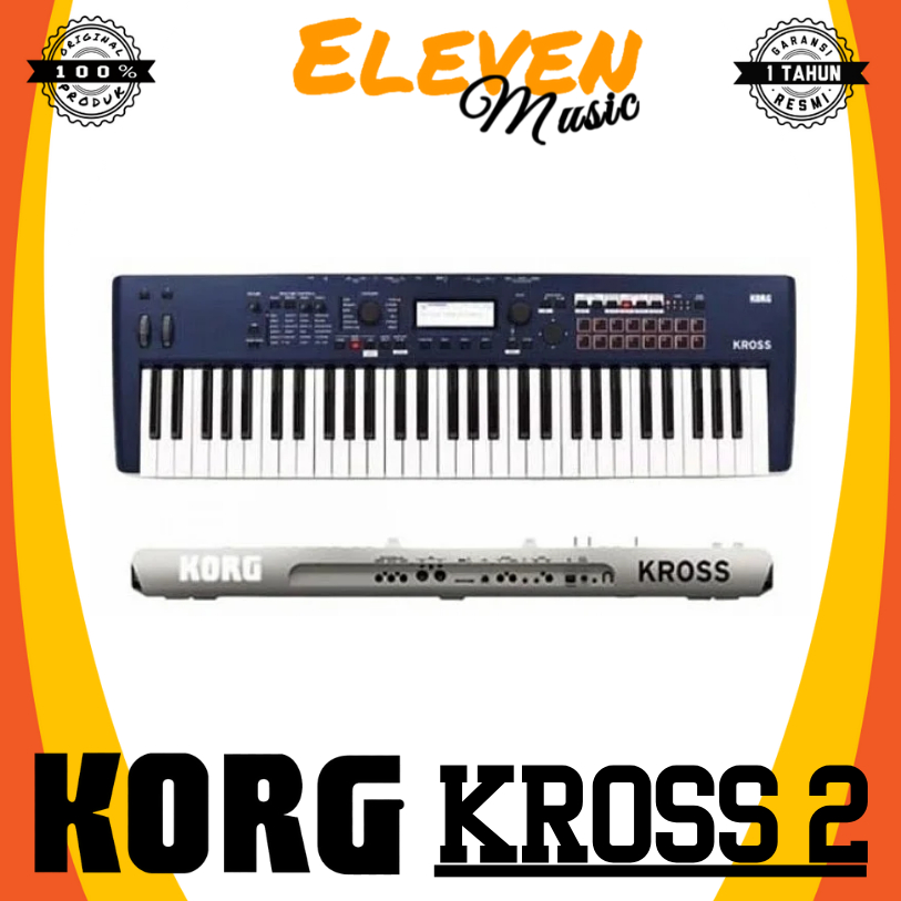 Korg Kross2 61Key Keyboard Synthesizer Workstation Korg Kross 2 61Key