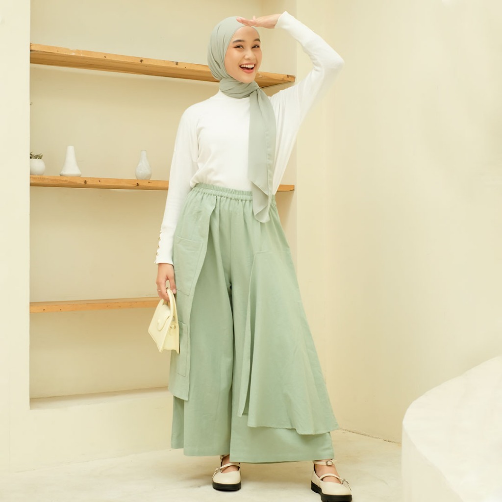 Lozy Hijab - Meelva Pants (Celana Kulot Linen)