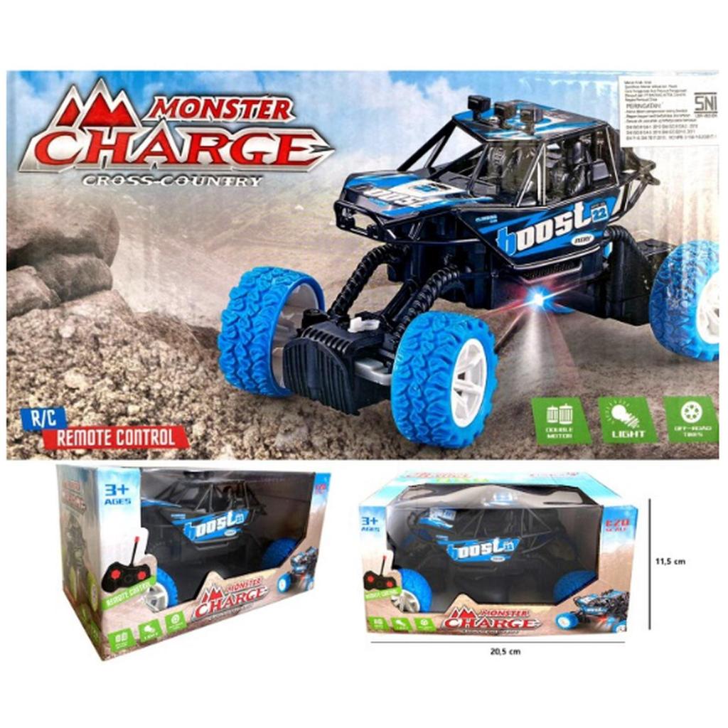 Mobil Remote Control Offroad Ban Karet Rc Car Jeep - mainan anak laki