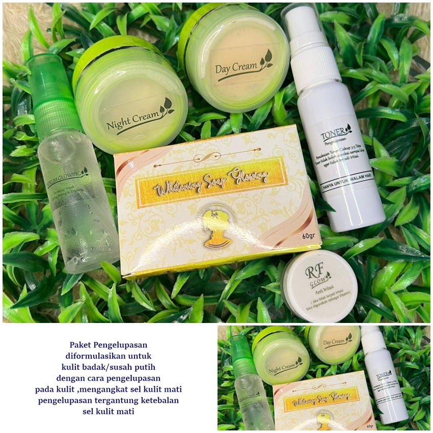 RF PENGELUPAS GLOWING/Paket Penghilang Flek