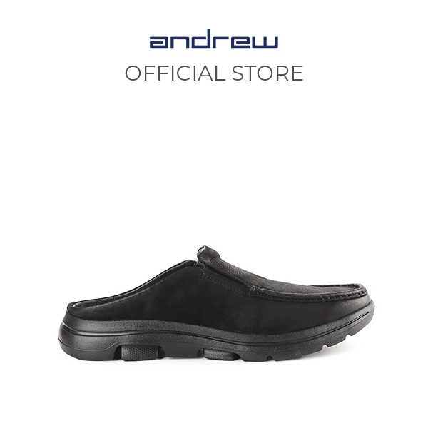 Sandal Casual Pria Andrew Shoes Devlin Black