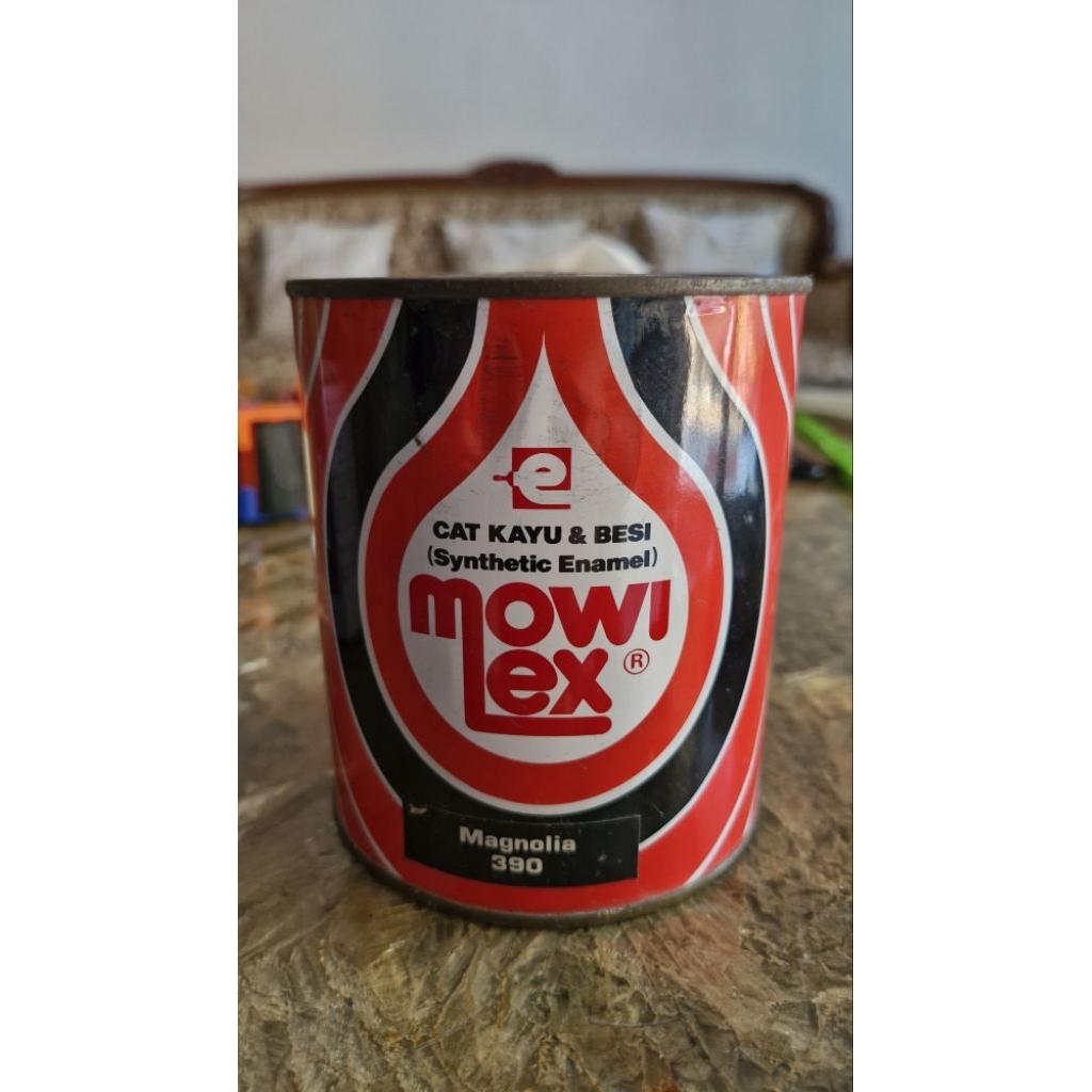 Mowilex Cat Kayu & Besi kode 390 Magnolia isi 1 liter