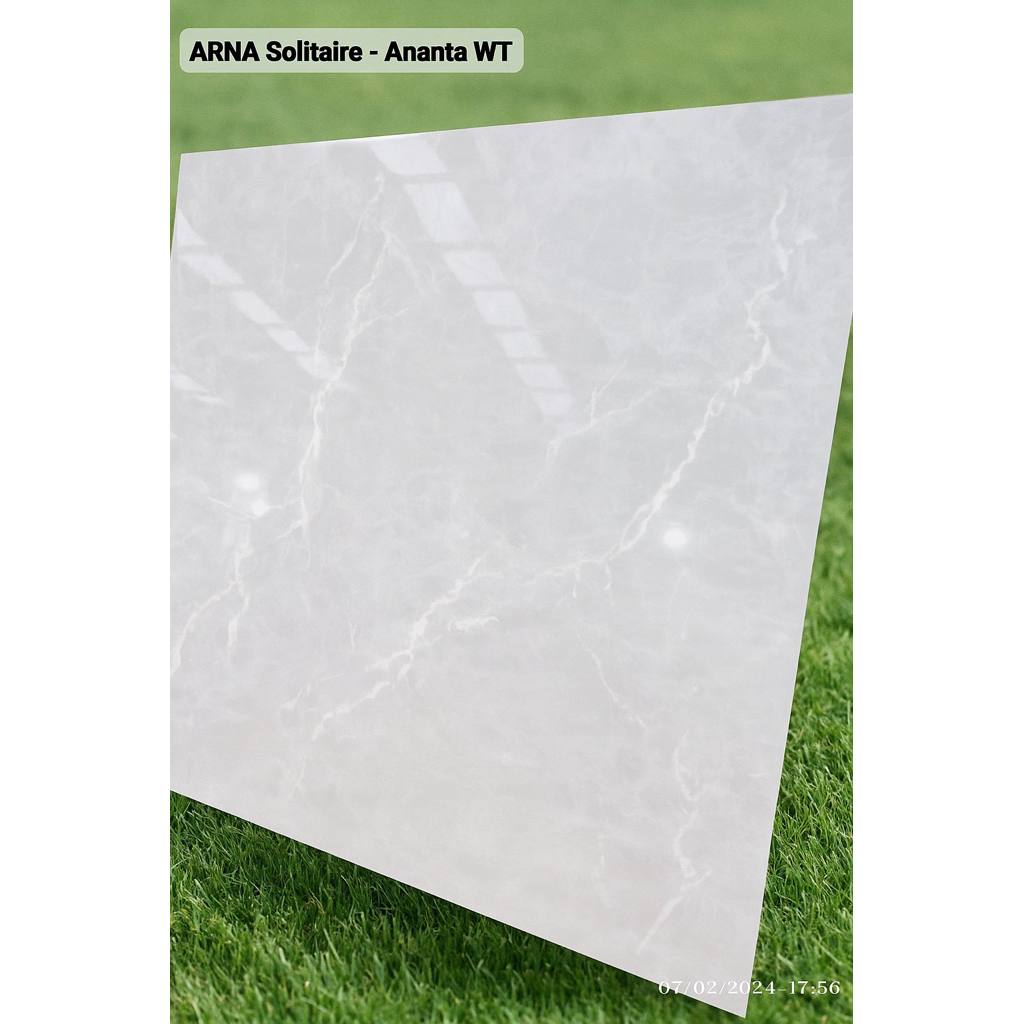 Granite Glazed Polished Glossy ARNA 60x60 Ananta White