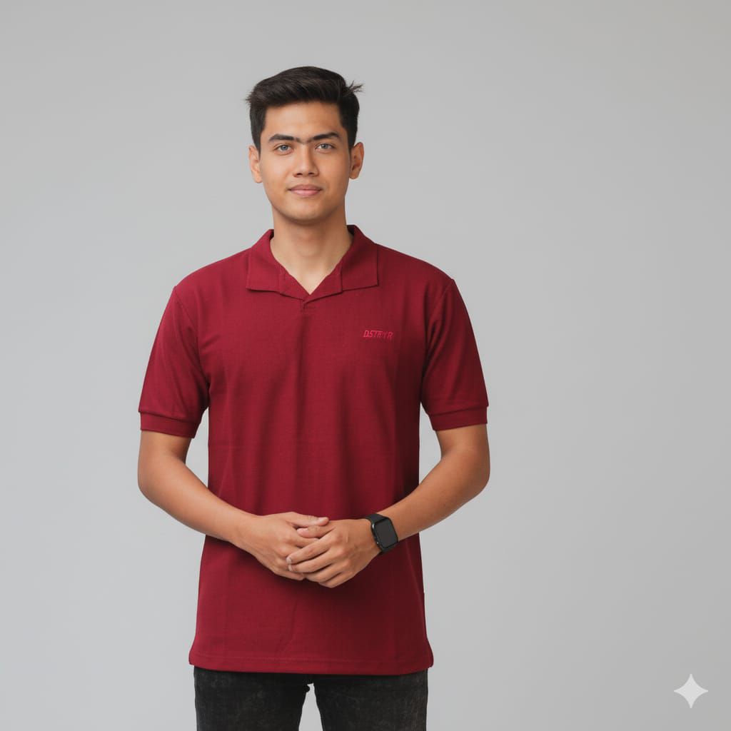 kaos kerah lakos wangki kerah tidur