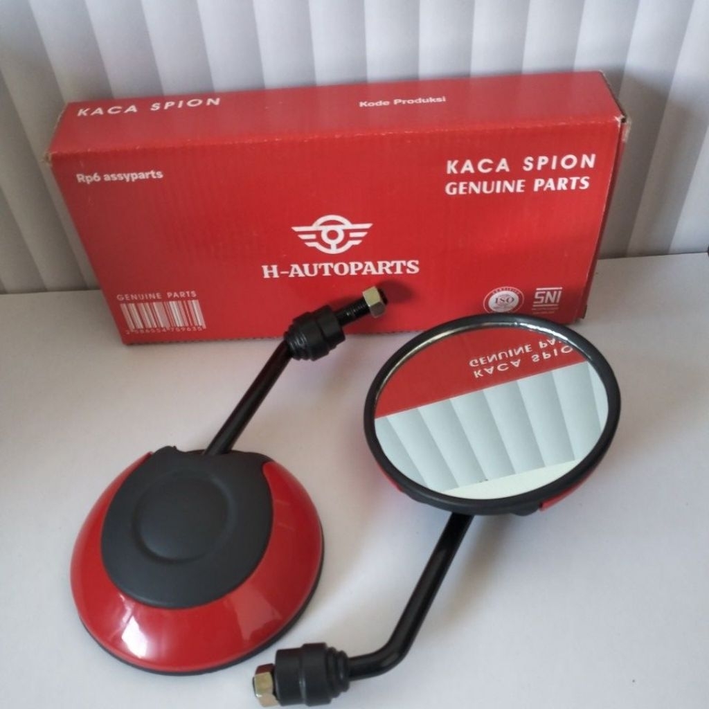 spion Scoopy merah ferari spion 14 cm Honda Scoopy warna merah ferari