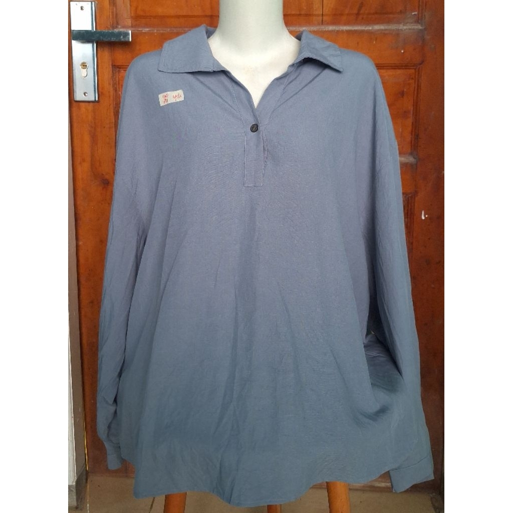 Kemeja Blues Wanita Jumbo