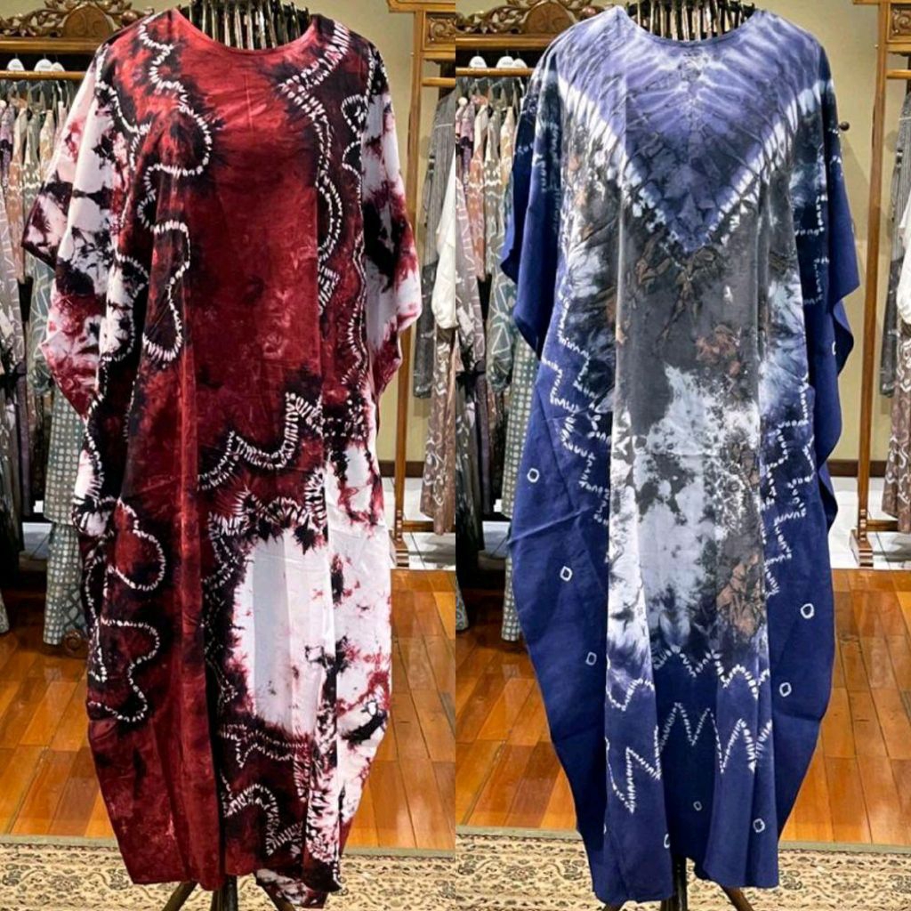 BEST SELLER  Alika Daily Kaftan Tie Dye by Dian Pelangi LIMITED EDITION Busana Homey Muslim Daster J