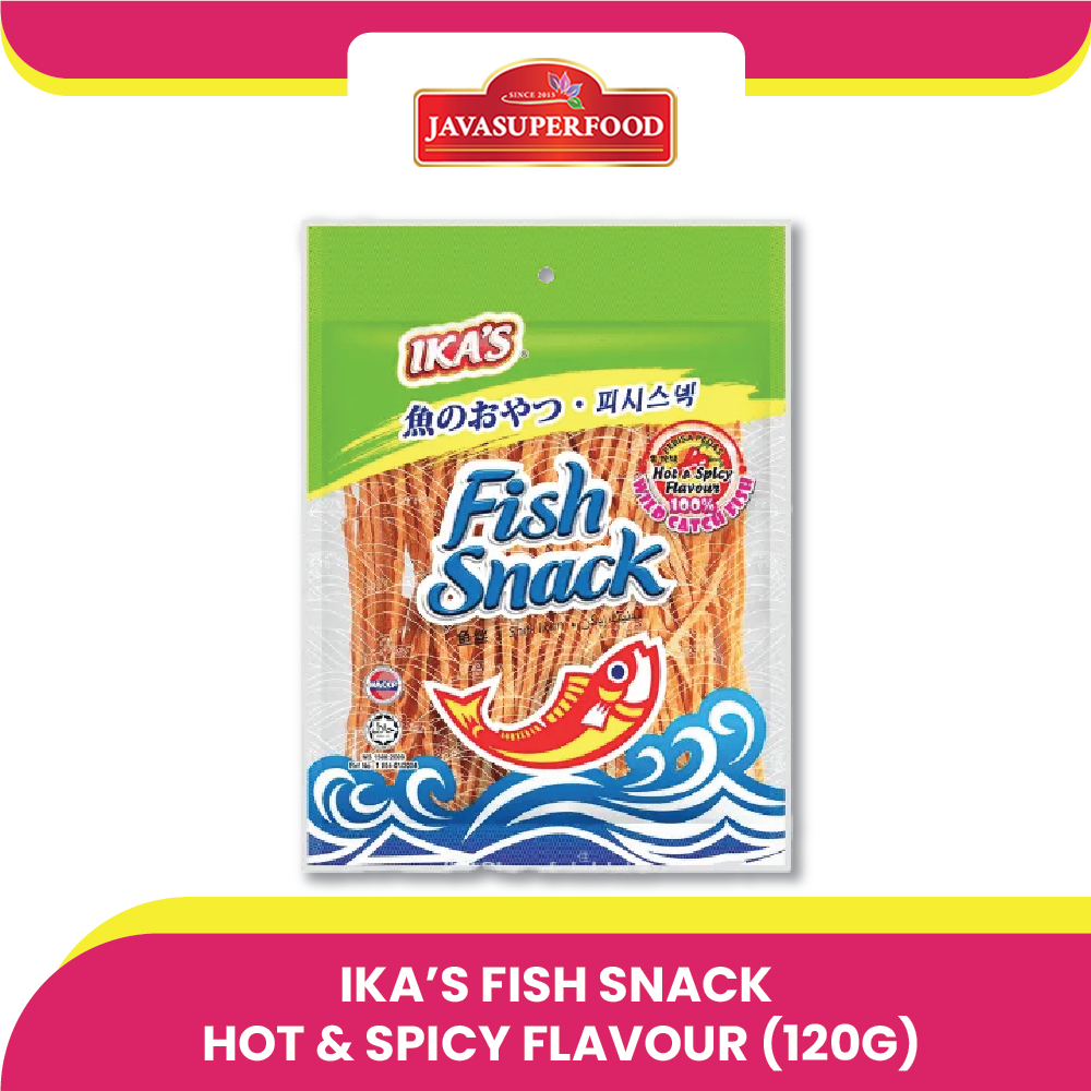Ika's Fish Snack Hot & Spicy 120gr