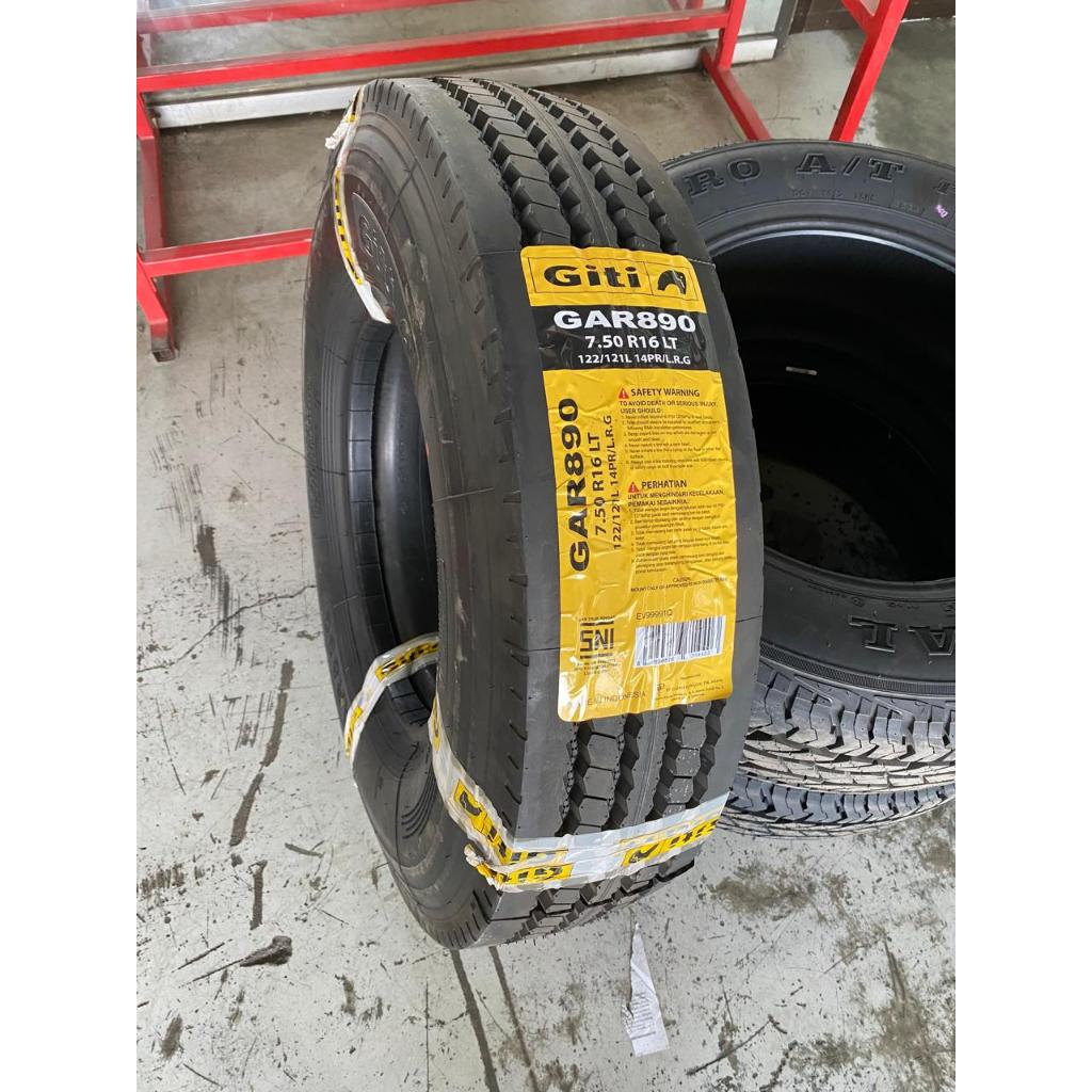 Ban Truck GITI GAR890 750 R16 16 14PR KAWAT GAR 890 1 SET Truck Double