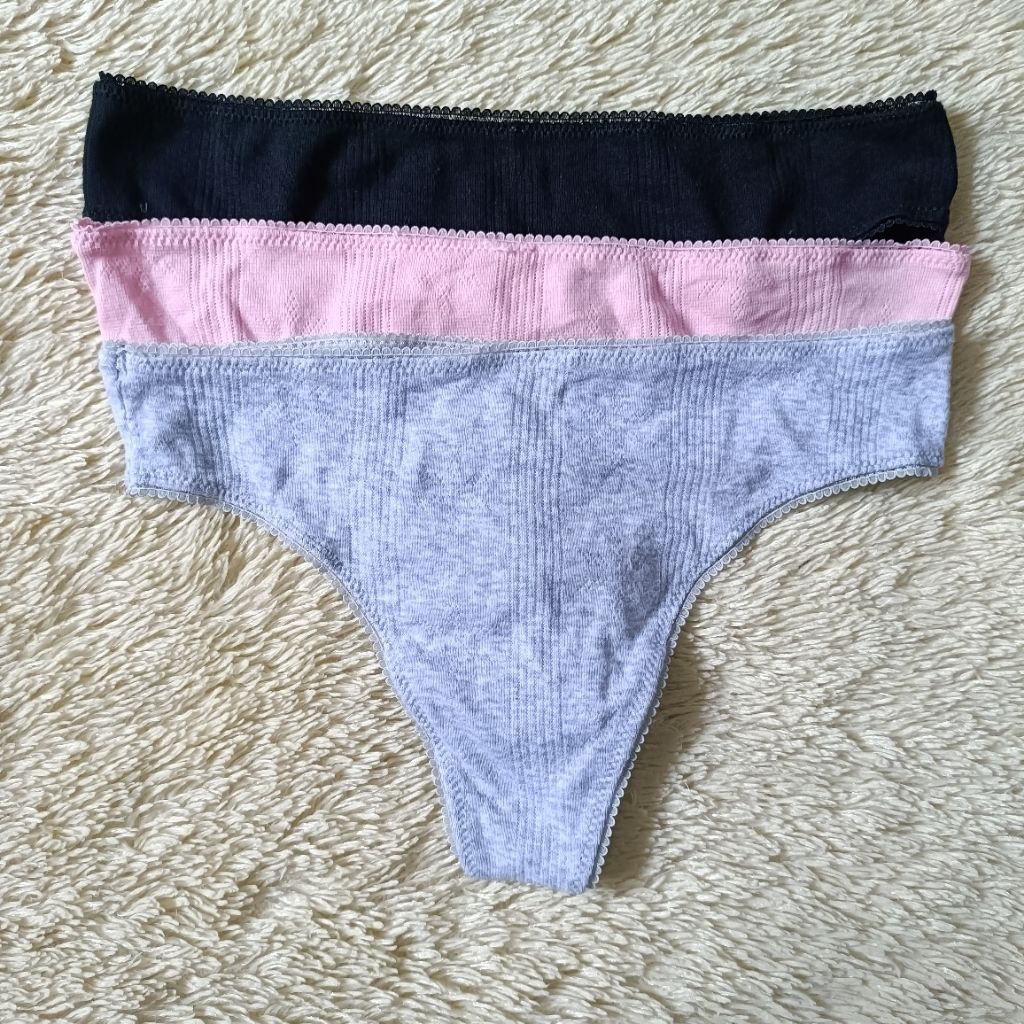 Gstring Thong  Cotton Branded by Aerie