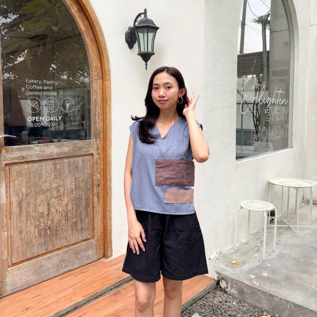 Aira Vest - Vest Flanel Wanita