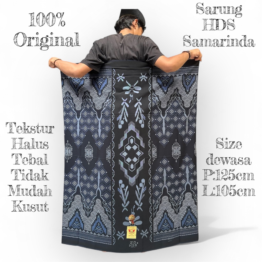 sarung hds motif jaguar terbaru jumbo pria dewasa kain sanwos