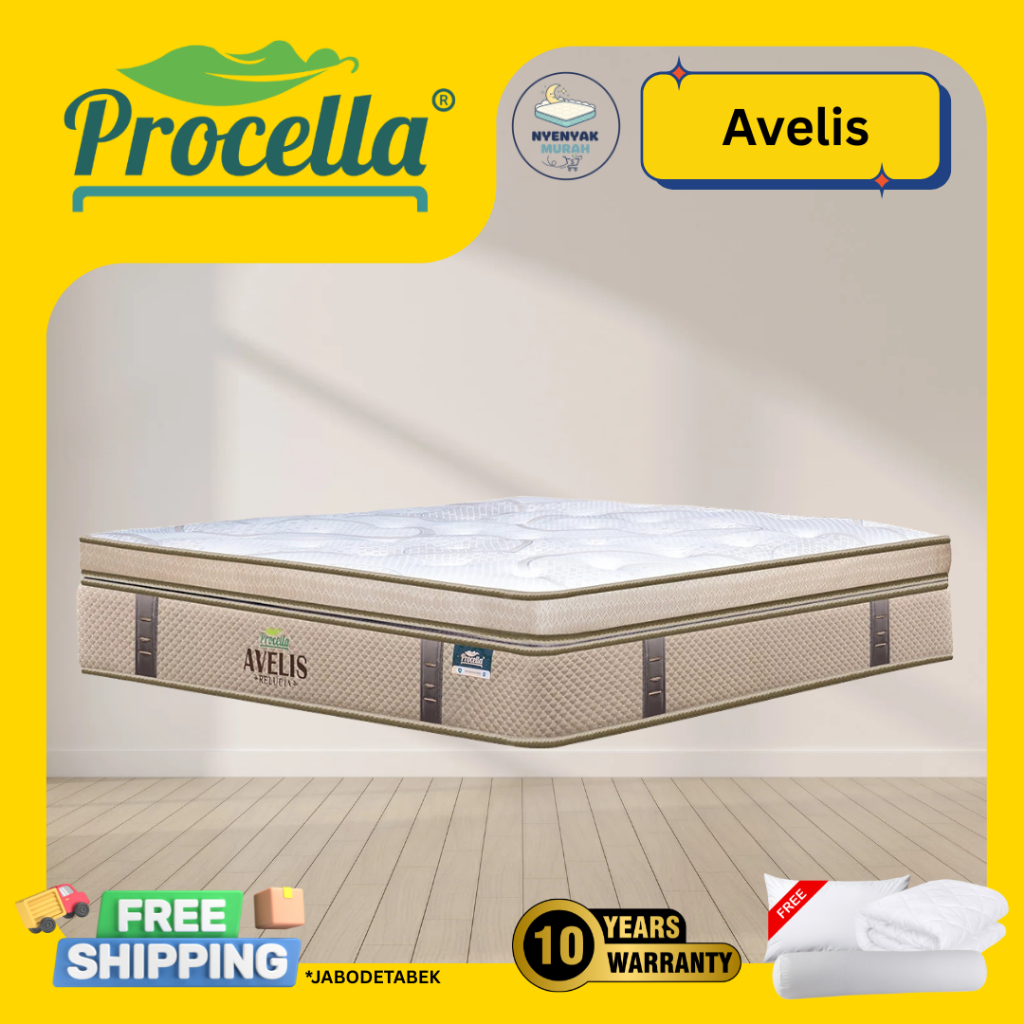 Kasur Springbed ​PROCELLA Avelis - Kasur saja Size 100x200 120x200 160x200 180x200 200x200