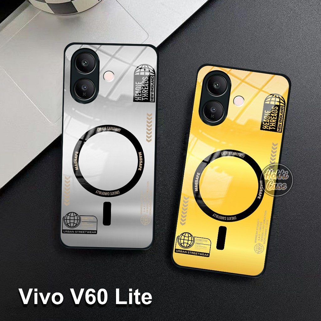 Case Vivo V60 Lite - Softcase Glass Vivo V60 Lite - Casing Hp Vivo V60 Lite 5G - Silicon For Vivo V6
