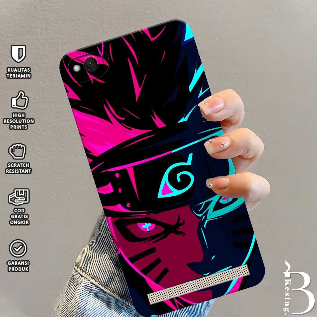 Case Hp For Redmi 5A [ NRUTO ] - Kondom Hp Xioami Redmi 5A - Softcase Procamera - Cassing Hp Wanita 