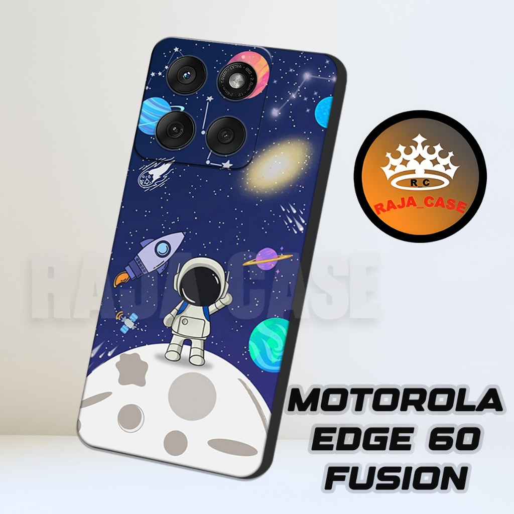 Rc17/Softase karet MOTOROLA EDGE 60 FUSION - Motif Astronot - Case Hp MOTOROLA EDGE 60 FUSION - Casi