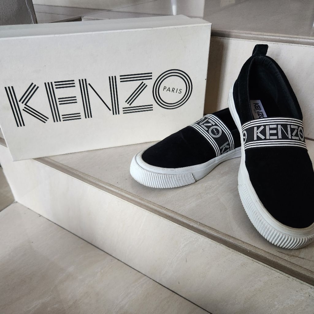 SECOND Sepatu Pria Kenzo Kapri Slip On ORIGINAL
