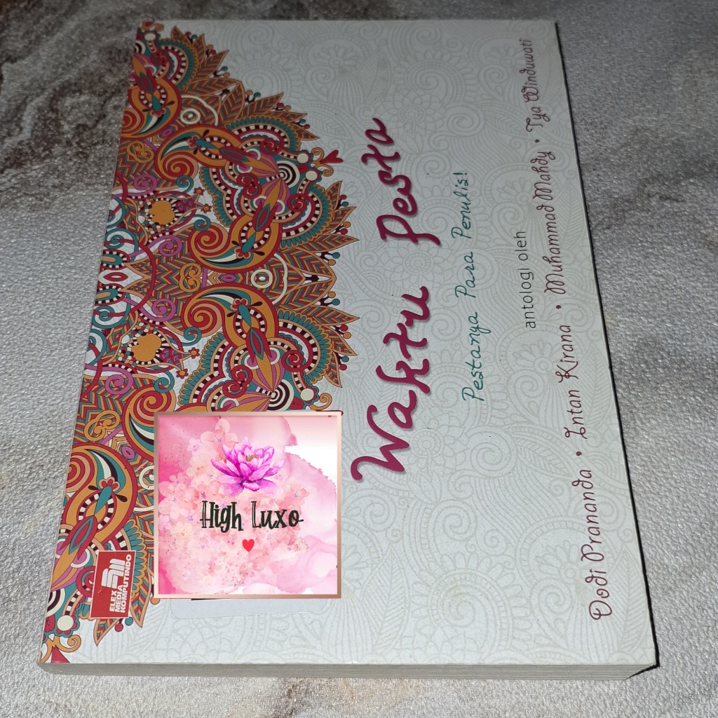 Buku Novel Waktu Pesta Bahasa Indonesia Language Original Authentic LOVE CINTA ROMANCE ROMANSA ROMAN