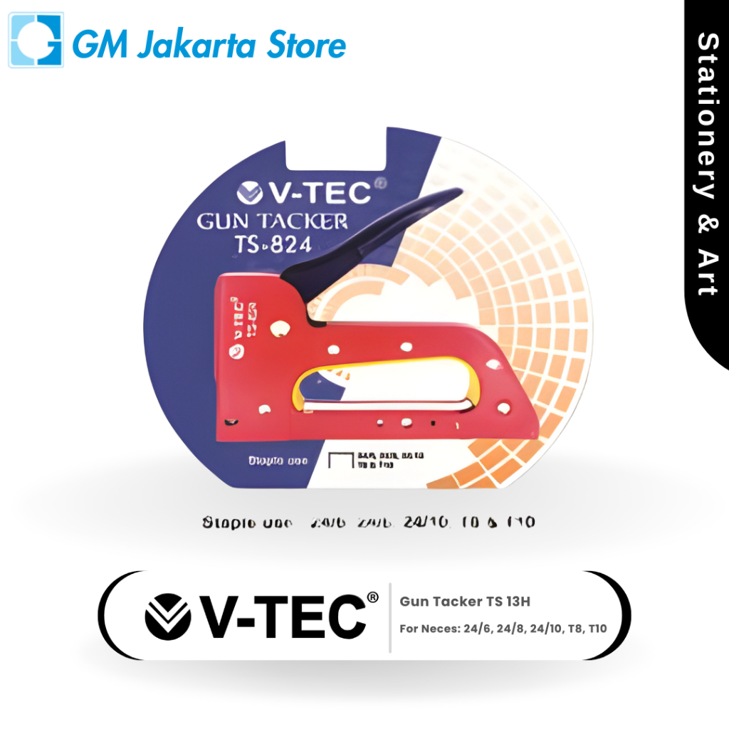 V-TEC Gun Tacker TS 824