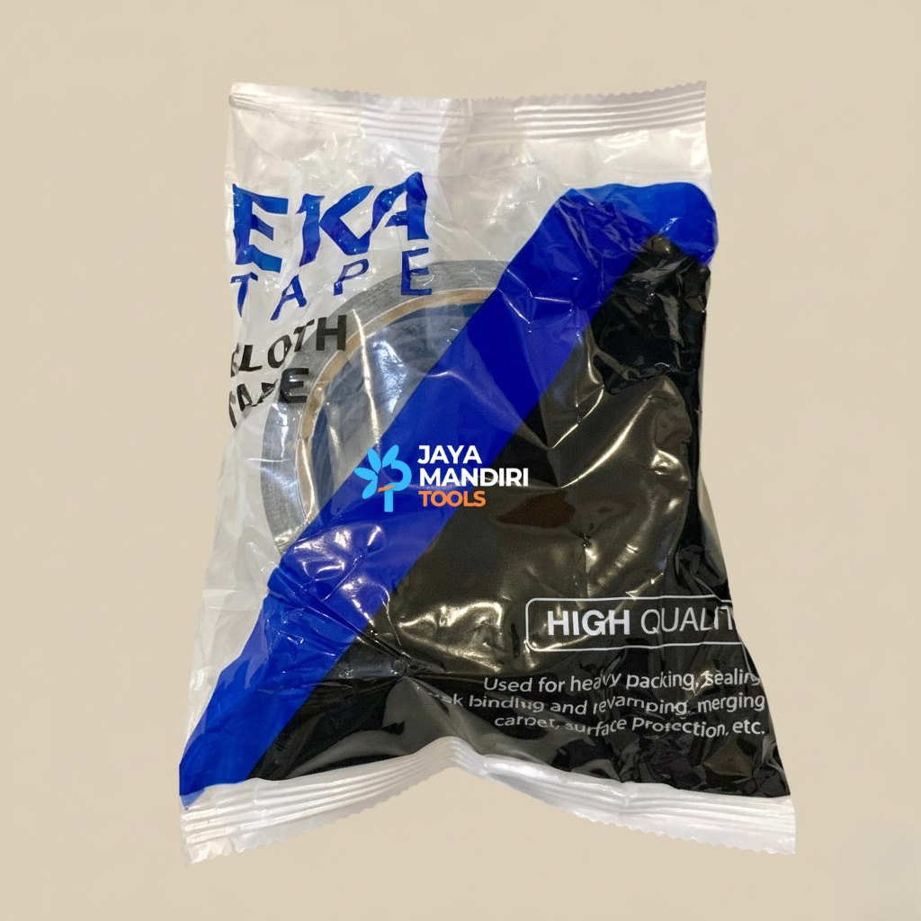EKA TAPE Lakban Kain Hitam / Cloth Tape / Lakban Hitam