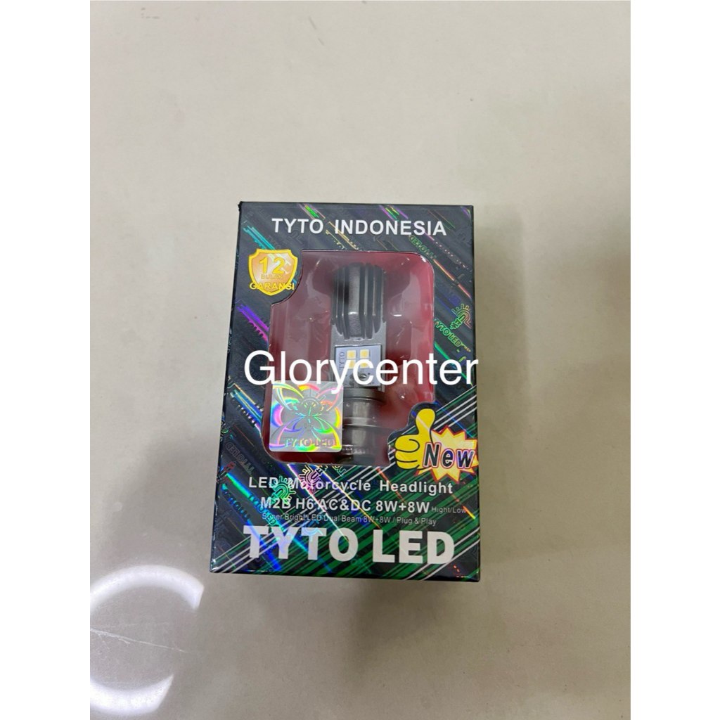 Lampu LED Depan Motor Cahaya Kuning Putih Socket H6 Lampu Led TYTO LED
