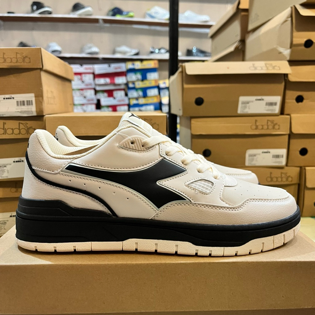 SEPATU DIADORA NELO BEIGE BLACK ORIGINAL BNIB