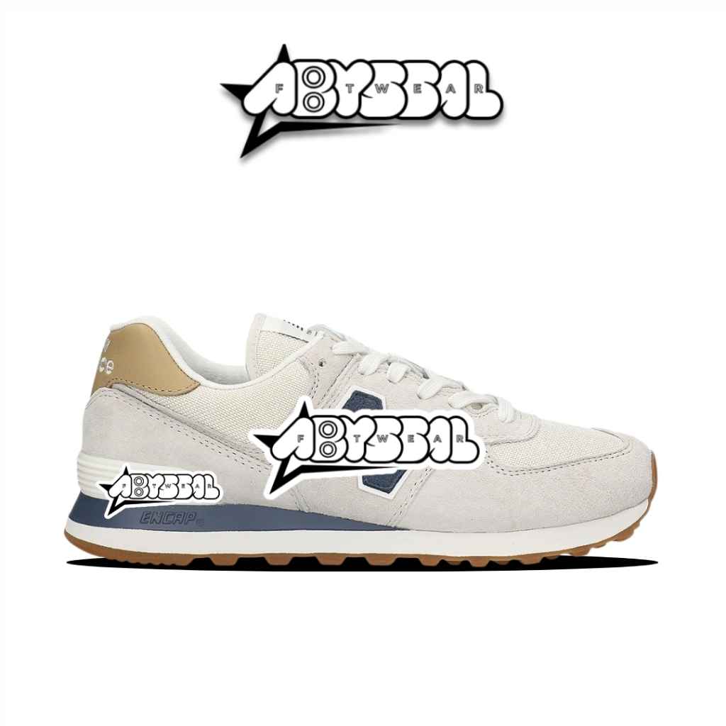 Sepatu 574 Beige Navy Ml574Lgi