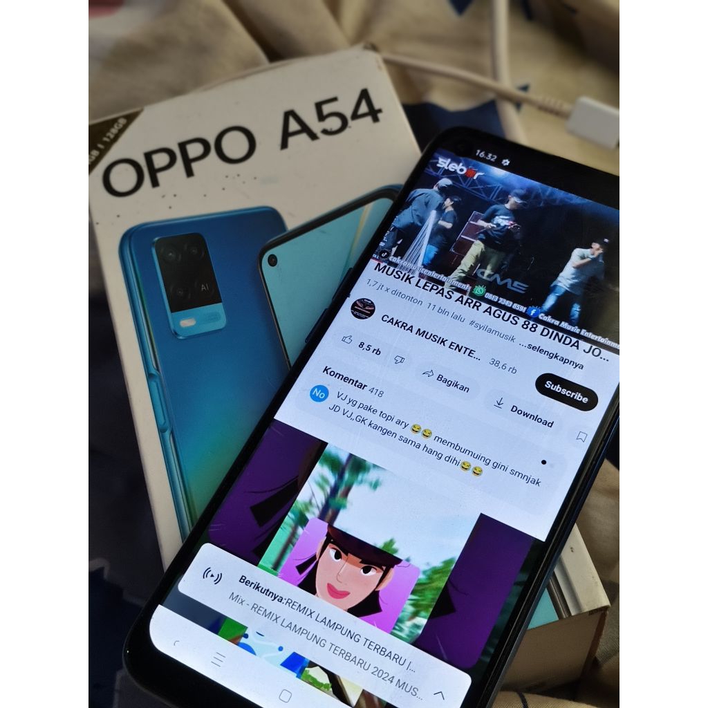 oppo a54 ram 4/128